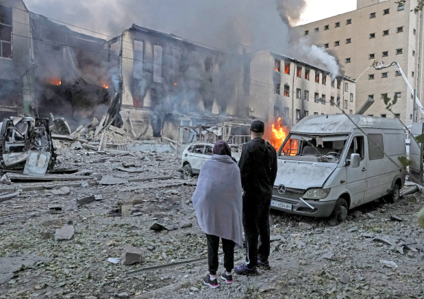 World News: Five killed as Russia hits Kyiv after pause for envoys’ visit